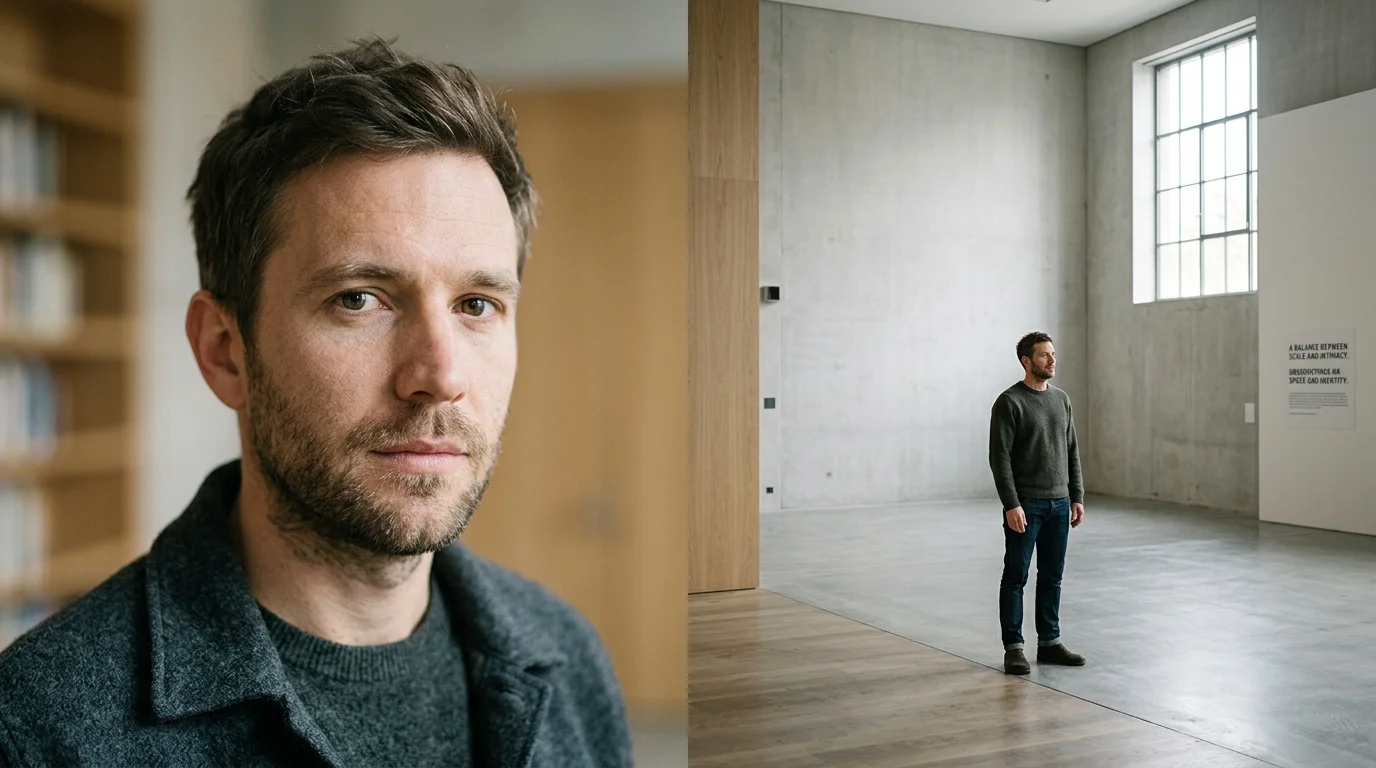 Comparison of a tightly framed subject beside a subject surrounded by negative space