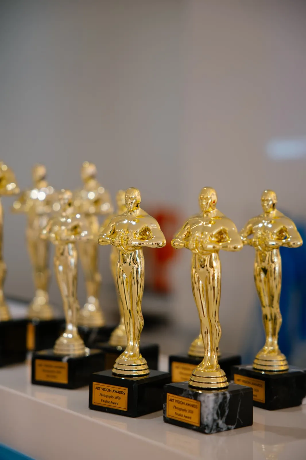 Art Vision Awards 2026 trophies at Cannes ceremony