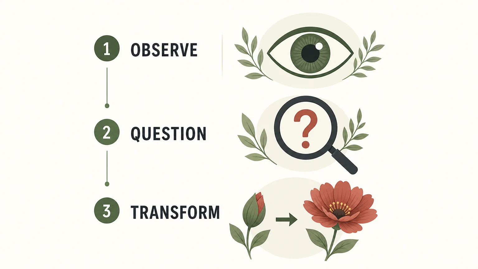 Three step visual guide for reading Flowers of Evil