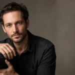 European portrait subject photographed with controlled studio lighting