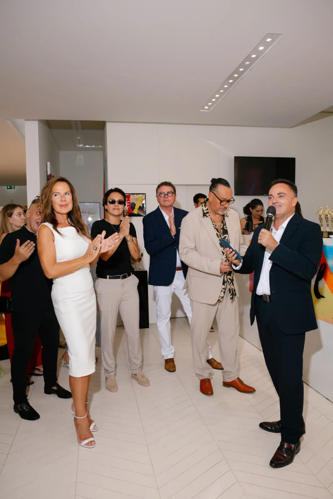 Laurent Amar presenting Art Vision Awards Cannes 2026