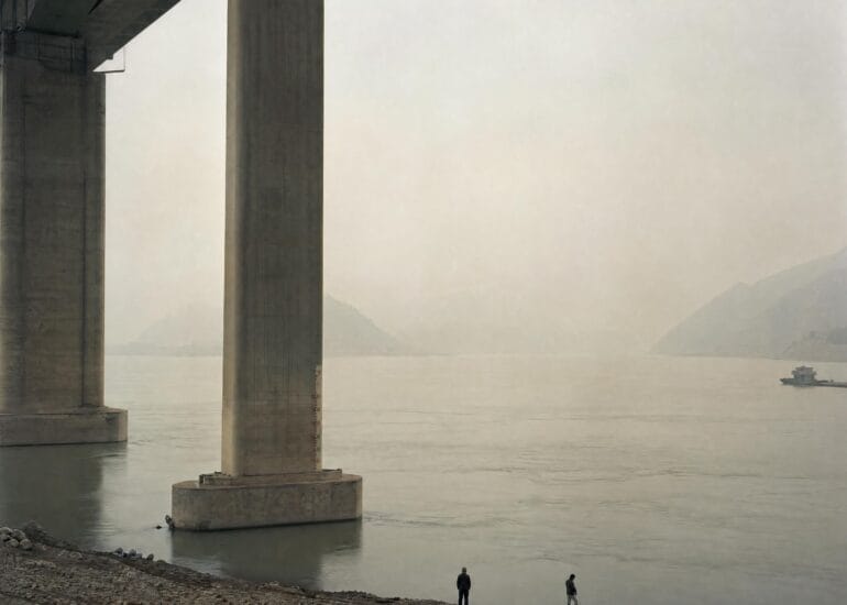 Atmospheric landscape from Nadav Kander’s Yangtze The Long River series presented at Foam Amsterdam